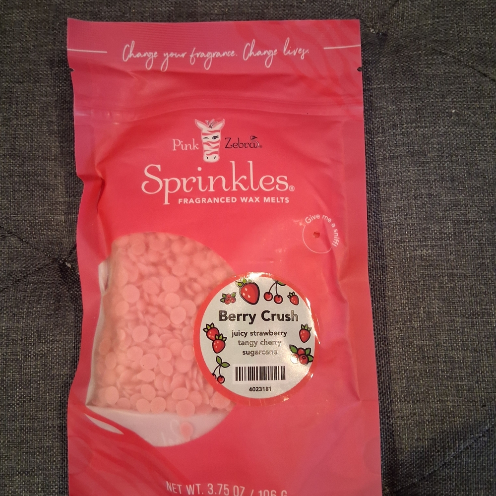 Pink Zebra Berry Crush Sprinkles - Pink